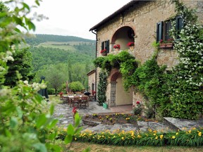 Le Miccine is a small, family-owned winery near Gaiole, Italy. It offers a couple of suites for rent for people in search of a taste of the real Tuscany.