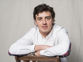 Snowboarder Mark McMorris poses for a portrait during the 2018 Juno Awards at Rogers Arena in Vancouver, BC, March, 25, 2018.