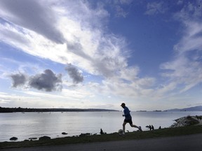 It could be a good day to get outside for a run before snow falls on Metro Vancouver this weekend.