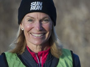 Lynn Kanuka, who holds running clinics to prep runners for SunRun, Burnaby,  January 11 2019.
