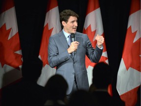 Prime Minister Justin Trudeau speaks at Liberal fundraising luncheon in Kamloops, B.C., on Wednesday, January 9, 2019.