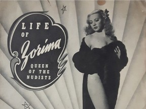 Life of Zorima, Queen of the Nudists booklet, 1940s. Courtesty of Antiquarius books.