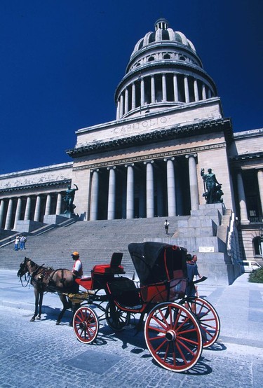 The ornate Capitolio National dominates the eastern quarter of Old Havana.