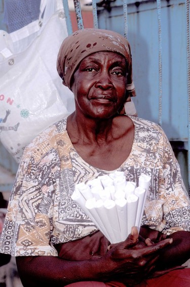 Peanut seller in Old Havana.