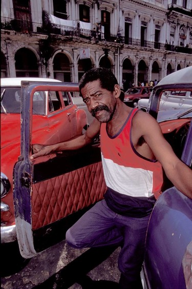 Taxi driver in Old Havana.