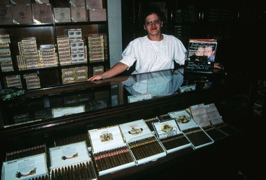 Cigar shop in the Partagas Cigar factory.