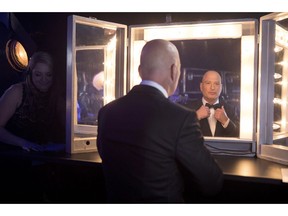 Presenter Howie Mandel prepares backstage to host the 2017 Canadian Screen Awards in Toronto on March 12, 2017. This year's Canadian Screen Awards won't have a host - a move organizers say is a deliberate attempt to try something new amid a "crisis" of declining ratings and not something done out of necessity, like with the Oscars. Beth Janson, CEO of the Academy of Canadian Cinema & Television, says the traditional approach of trying to attract viewers and channel-surfers by having a famous face host the show is "a very old-fashioned way of thinking," since audiences don't watch TV like that anymore.