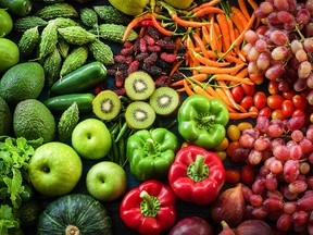 Vegetables and fruits