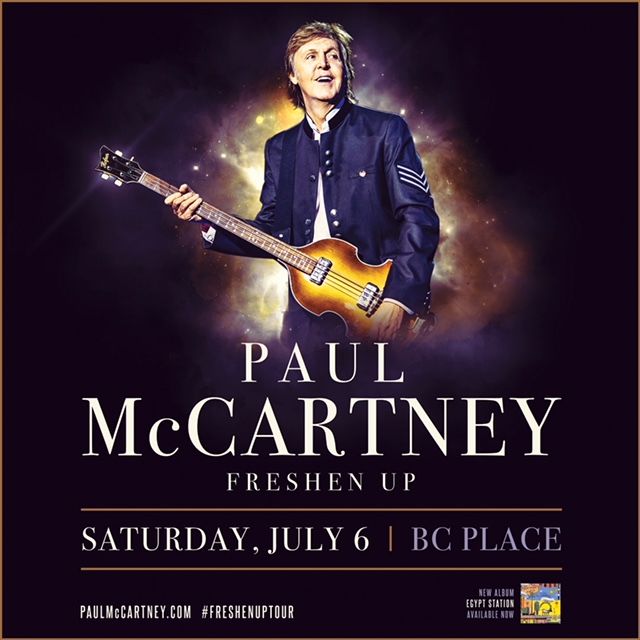 ポール・マッカートニー Freshen Up 2018 ポスター PAUL McCARTNEY / FRESHEN UP TOKYO DOME THE MOVIE October 31