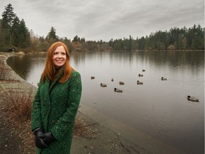 Tiina Mack, the Park Board’s Manager of Park Development at Stanley Park's Lost Lagoon. Metro Vancouver is planning to tunnel deep underground to build a new water main and two valve chambers. The valve chambers will house underground pipe and valves to control the flow of water through the mains in the area. The new main and valve chambers will then be connected to the existing water distribution system.