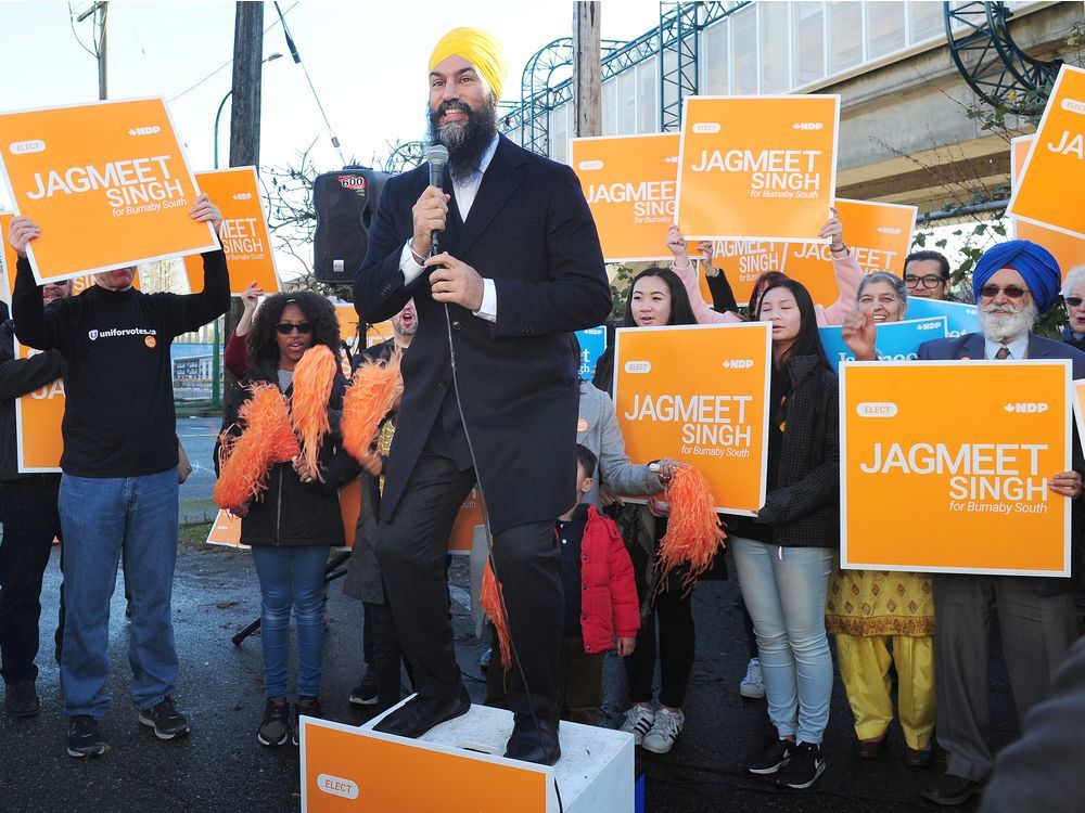 NDP Leader Jagmeet Singh Opens Burnaby Byelection Campaign Office ...