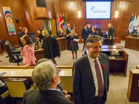 Vancouver mayor Kennedy Stewart and the city's council.