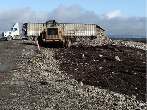 Metro Vancouver’s zero waste committee is tasked with trying to minimize waste going into the Vancouver landfill (above).