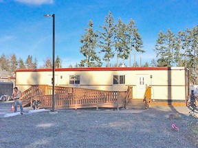 The modular supportive housing project on Labieux Road in Nanaimo.