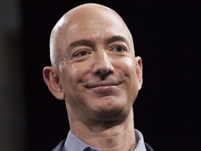 Amazon.com founder and CEO Jeff Bezos on June 18, 2014 in Seattle, Washington.