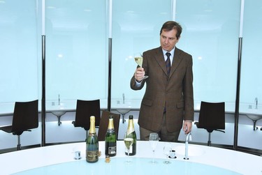 Communications Director Philippe Wibrotte inside the tasting room at the Comité.