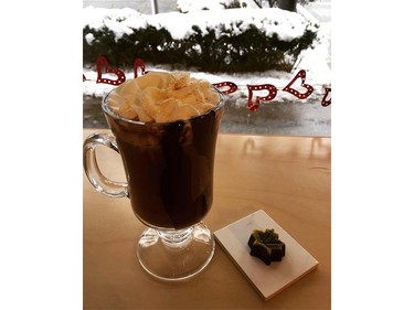 “Neither Sun Nor Rain” from Koko Monk Hot Chocolate Lounge.