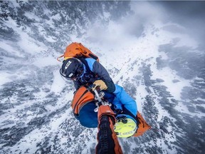 North Shore Search and Rescue found the body Wednesday of a missing snowshoer near this small avalanche on Monday north of Mount Seymour.