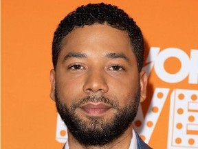 In this file photo taken on December 02, 2018 US actor Jussie Smollett attends the Trevor Live Los Angeles Gala 2018, in Beverly Hills, California on December 2, 2018.
