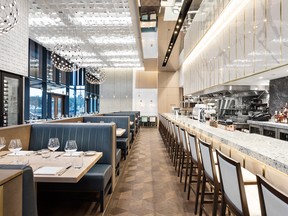 The West Vancouver waterfront inspired the subtly nautical décor at Ancora Ambleside.