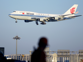 A plane lands at Beijing Capital International airport. he detainment of Canadians in China has prompted a significant drop in the number of people wanting visas to visit that nation, a co-owner of Visa Services Canada says.
