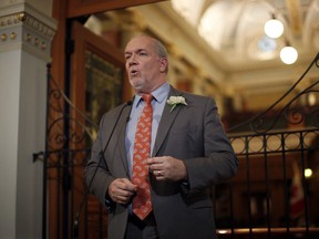 B.C. Premier John Horgan.