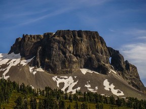 The Table, a prominent, flat-topped glaciovolcano in Garibaldi Provincial Park, B.C, is shown in this undated handout photo. Scientists are trying to reconstruct what the environment and climate of southwest British Columbia looked like over the past two million years by studying volcanoes that erupted under the glaciers. Alex Wilson, a University of British Columbia PhD student and part of the research team, said in order to make predictions about the climate in the future, scientists need to understand the past.