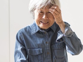 Writer Joy Kogawa is photographed in her Toronto home on Friday, February 22, 2019. Kogawa is giddy about the "miracle" of technology allowing people to learn about Canada's racist past that forced thousands of citizens like her out of their homes and into internment camps during the Second World War.