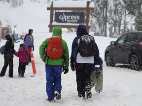 Rescue teams on Vancouver's North Shore are searching for a missing snowshoer.