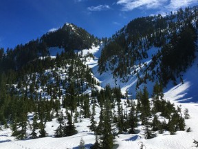 There is an avalanche warning in effect for the North Shore Mountains.