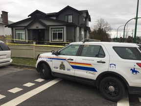 The Burnaby home where Daon Glasgow was arrested after a manhunt. He has now been charged with trying to kill a police officer.