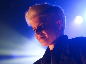 Swedish pop singer Robyn hits the stage at a sold-out show at Metropolis in Montreal Thursday, Jan.  27, 2011.