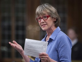 Liberal MP Joyce Murray rises in the House of Commons in Ottawa on May 20, 2016.