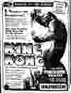 King Kong ad in the Vancouver Province, May 4, 1933.