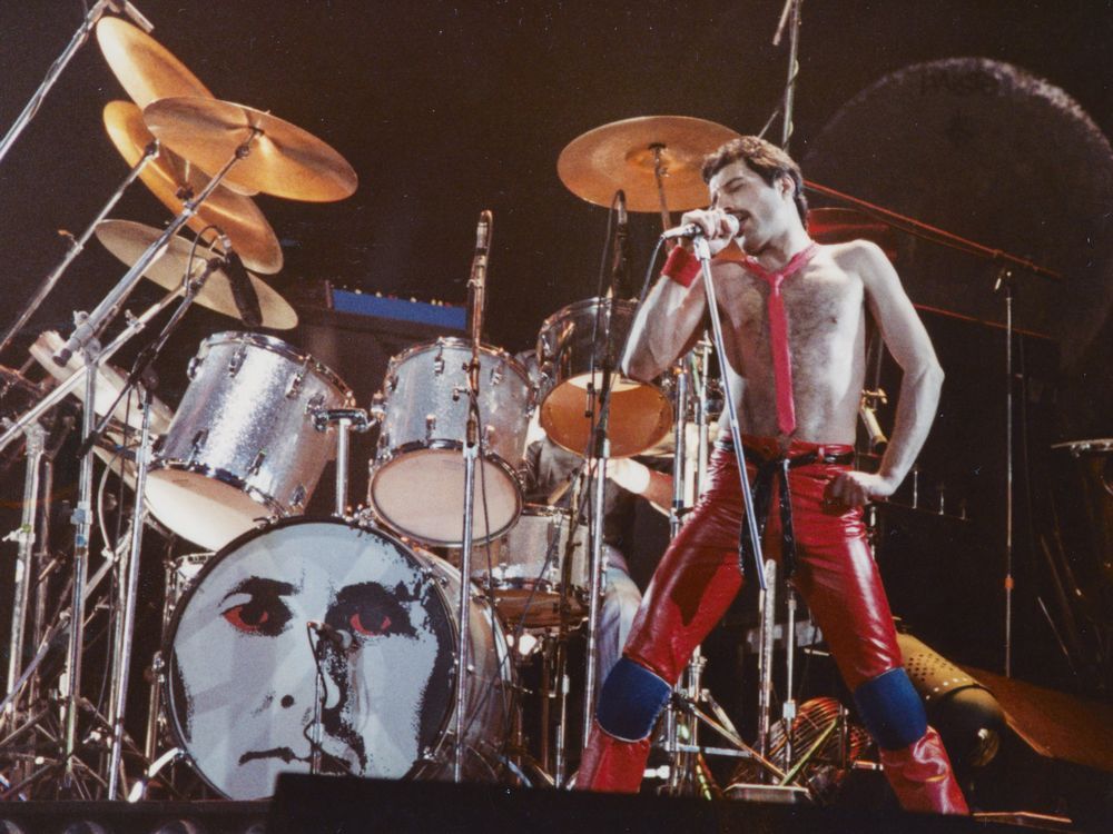 Buy Freddie Mercury Pant  Concert Red Leather Pant