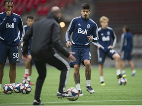 The Vancouver Whitecaps worked out at B.C. Place Stadium on Thursday ahead of their Major League Soccer season-opener here Saturday afternoon against Minnesota United.