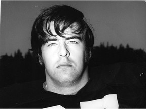 Undated photo of Gary Robinson, a former B.C. Lions defensive lineman who died this week at 70.