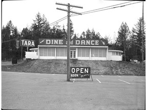 The Tara Supper Club opened in 1946 at the northwest corner of King George Boulevard and Crescent Road in Surrey.