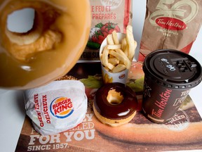 Restaurant Brands International owns Tim Hortons, Burger King and Popeyes restaurants.