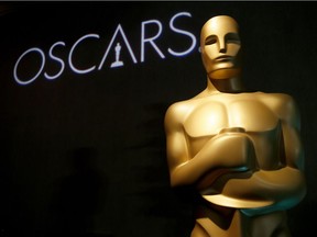 FILE - In this Feb. 4, 2019 file photo, an Oscar statue appears at the 91st Academy Awards Nominees Luncheon in Beverly Hills, Calif.
