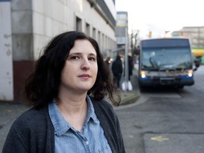 Viveca Ellis, a leadership development coordinator of the B.C. Poverty Reduction Coalition and All On Board campaign coordinator, wants free transit for youth and reduced fares for others.