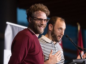 Canada’s Walk of Fame honours comedy kingpins Seth Rogen and Evan Goldberg in their hometown of Vancouver for a special Canada’s Walk of Fame Hometown Star unveiling,