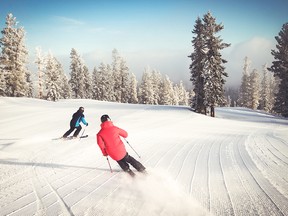 During winter, Northstar California resort
 is home to meticulously groomed runs and award-winning terrain parks.
