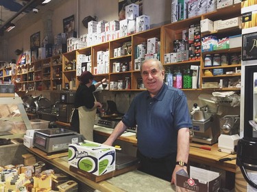 Fortunato Bruzzese, the owner of La Grotta del Formaggio on Commercial Drive.