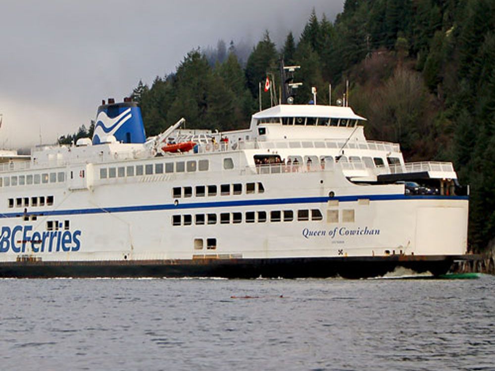 B.C. Ferries Cancels Horseshoe Bay-Departure Bay Sailings Monday ...