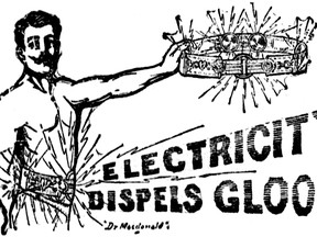 "Electric belt" ad in the March 18, 1905 Vancouver Daily Province. For John Mackie