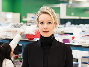 Elizabeth Holmes is accused of running a massive fraud on the rubes of Silicon Valley.