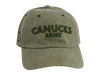 Canucks Army hat, available at the Canucks’ team store.