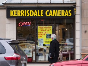 Kerrisdale Cameras on Marine Drive in West Vancouver.