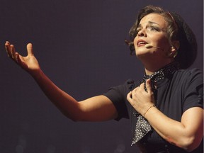 Anne Carrere plays Edith Piaf in Piaf! The Show at the Chan Centre on March 19. Photo courtesy of Stephane Kerrad.